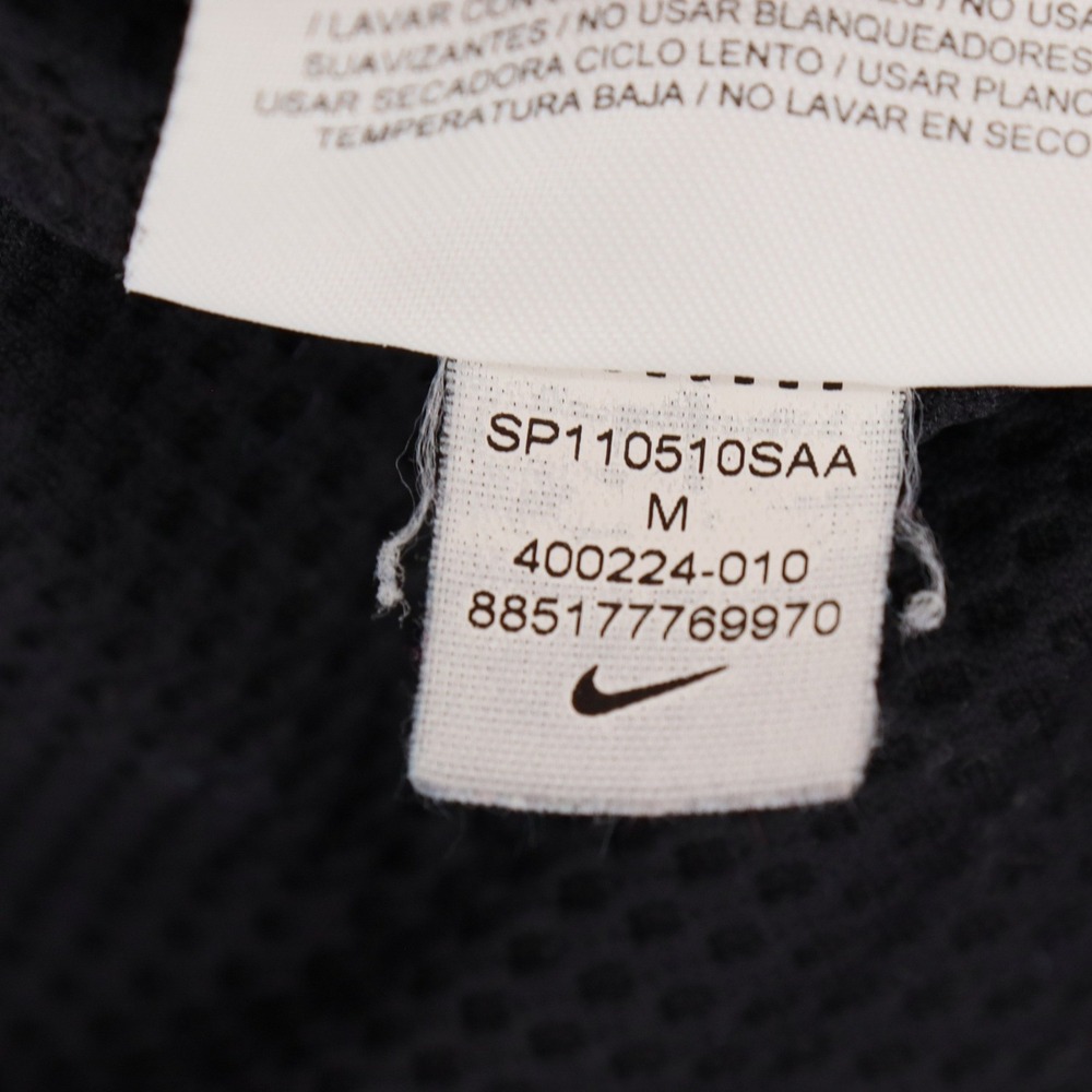 Nike Livestrong Dri-FIT 1/4 Zip Pullover Size M Black Yellow Training 400224-010 - Picture 6 of 7